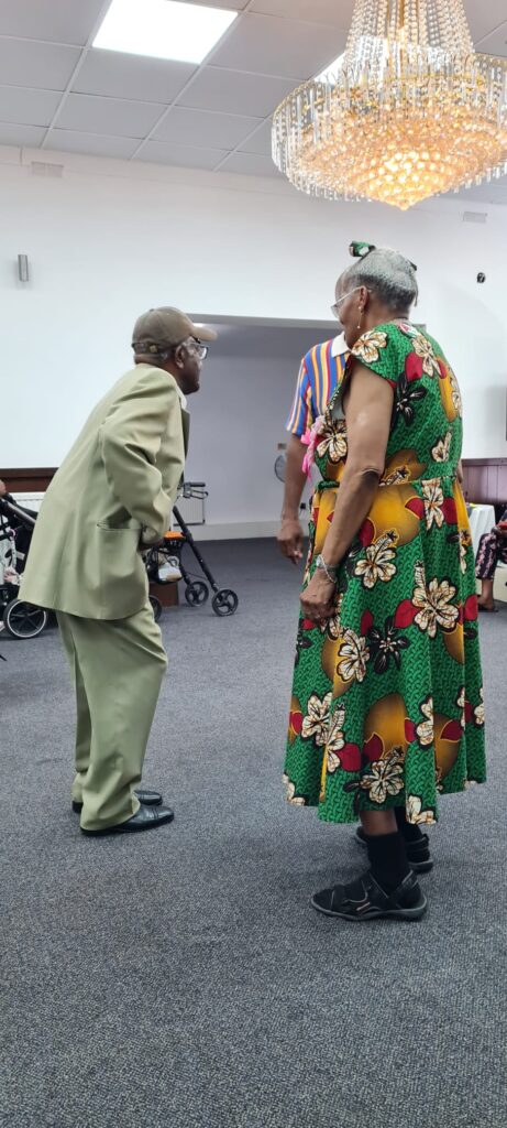Vernita and Llewellyn still dancing