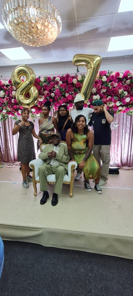 Uncle Llewellyn with the Grandchildren part 2