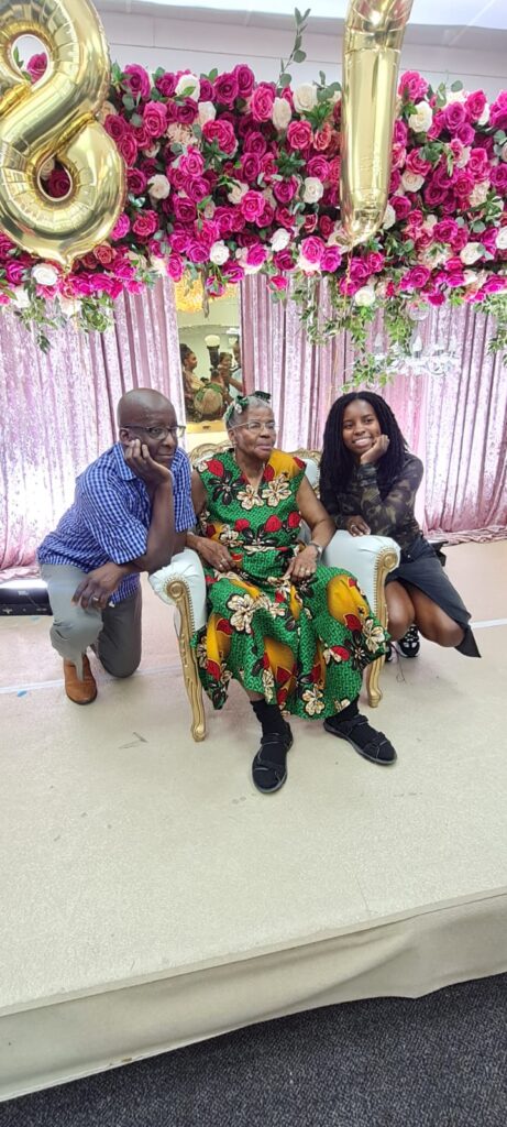 Vernita, Kaeshelle and Chris pose