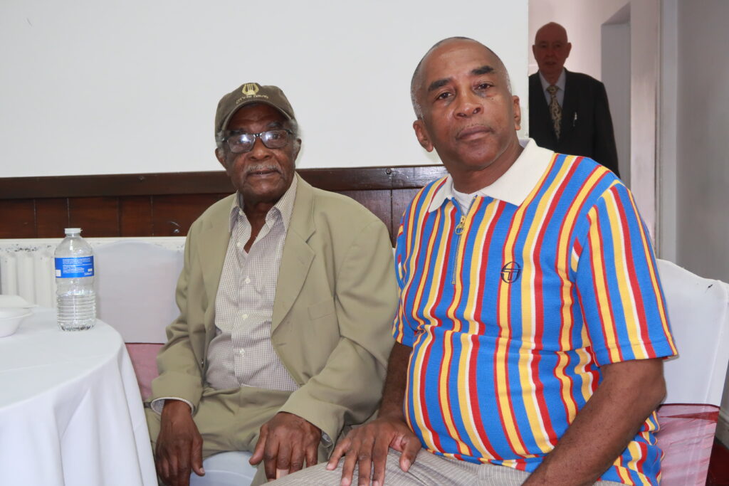 Llewellyn and Roy pose