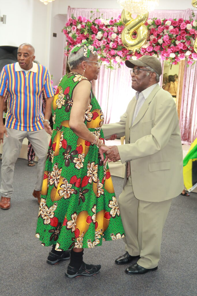 Vernita and Llewellyn dancing