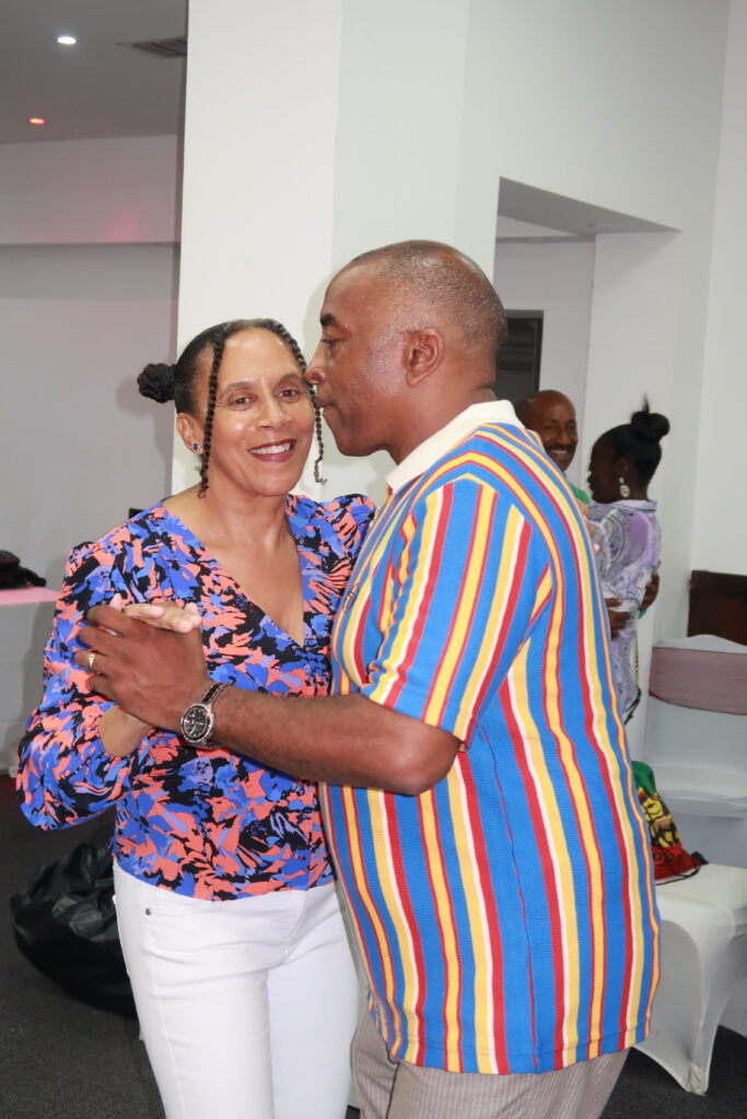 Jacqui and Roy dancing