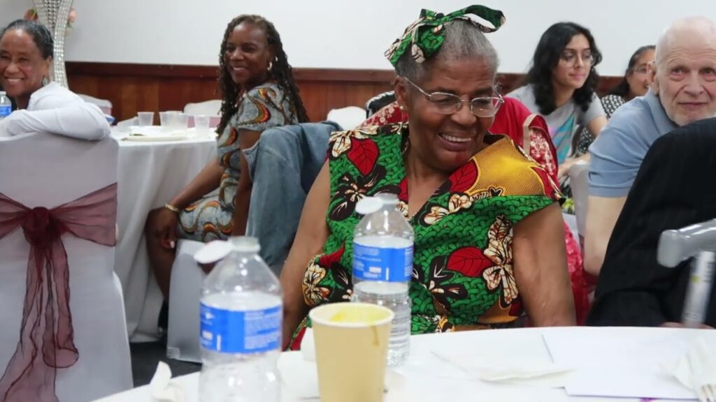 Master of Ceremonies at Vernita's 87th Birthday party