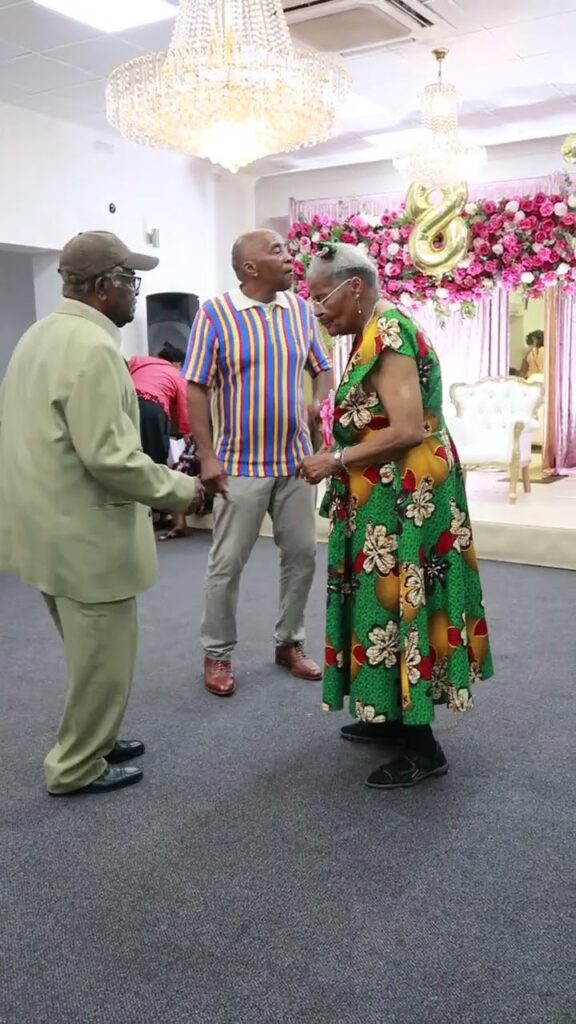 Vernita, Llewellyn and Roy dancing