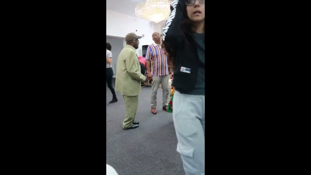 Vernita and Llewellyn dancing to back in the day tune